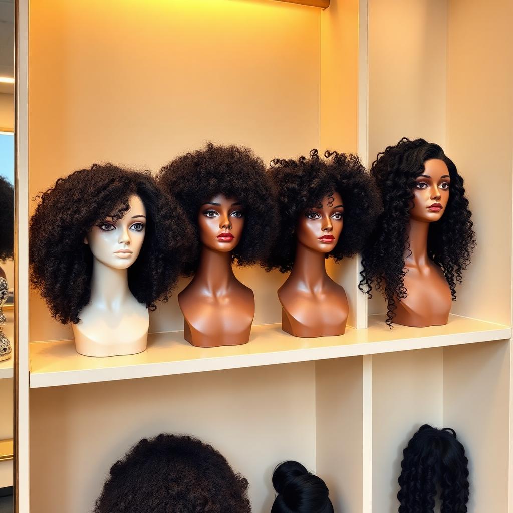 Wigs revived during an Amber & Ivory Wig Wardrobe revamp session